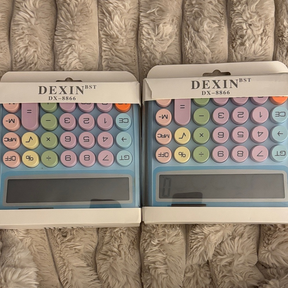 Dex Colorful Kids Calculator 2 pieces